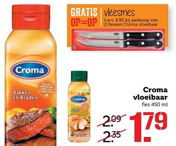 Aanbiedingen Croma vloeibaar - Croma - Geldig van 05/03/2017 tot 12/03/2017 bij Coop