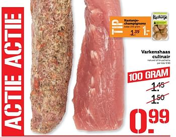 Aanbiedingen Varkenshaas culinair - Huismerk - Coop - Geldig van 05/03/2017 tot 12/03/2017 bij Coop