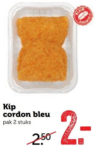 Aanbiedingen Kip cordon bleu - Huismerk - Coop - Geldig van 05/03/2017 tot 12/03/2017 bij Coop