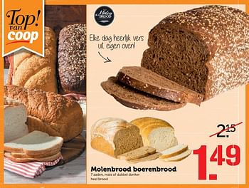 Aanbiedingen Molenbrood boerenbrood - Molenbrood - Geldig van 05/03/2017 tot 12/03/2017 bij Coop