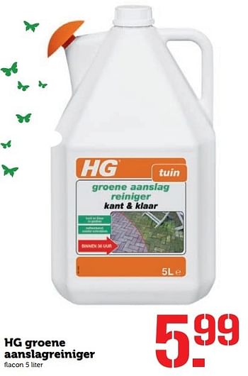 Aanbiedingen Hg groene aanslagreiniger - HG - Geldig van 05/03/2017 tot 12/03/2017 bij Coop