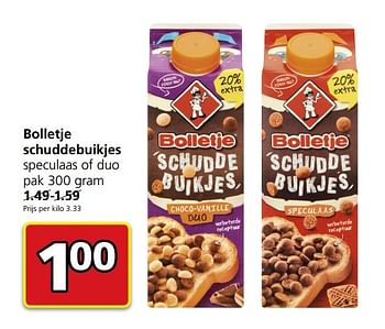 Aanbiedingen Bolletje schuddebuikjes - Bolletje - Geldig van 06/03/2017 tot 12/03/2017 bij Jan Linders