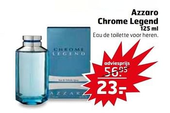 Aanbiedingen Azzaro chrome legend 125 ml - Azzaro - Geldig van 07/03/2017 tot 12/03/2017 bij Trekpleister