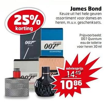 Aanbiedingen James bond - James Bond - Geldig van 07/03/2017 tot 12/03/2017 bij Trekpleister