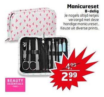 Aanbiedingen Manicureset - Beauty Essentials - Geldig van 07/03/2017 tot 12/03/2017 bij Trekpleister