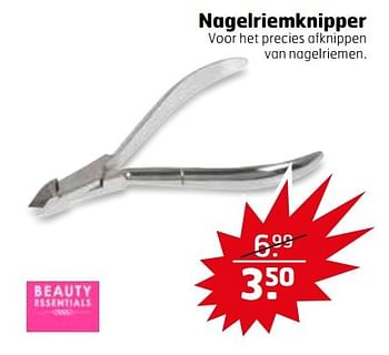 Aanbiedingen Nagelriemknipper - Beauty Essentials - Geldig van 07/03/2017 tot 12/03/2017 bij Trekpleister