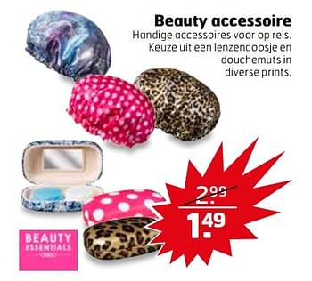 Aanbiedingen Beauty accessoire - Beauty Essentials - Geldig van 07/03/2017 tot 12/03/2017 bij Trekpleister