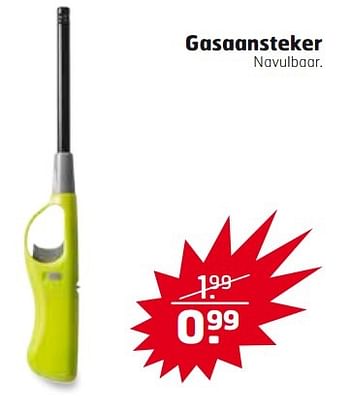 Aanbiedingen Gasaansteker - Huismerk - Trekpleister - Geldig van 07/03/2017 tot 12/03/2017 bij Trekpleister