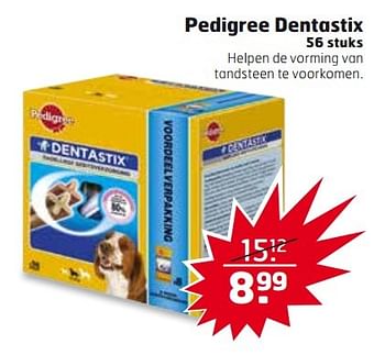 Aanbiedingen Pedigree dentastix - Pedigree - Geldig van 07/03/2017 tot 12/03/2017 bij Trekpleister