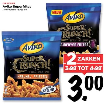 Aanbiedingen Aviko superfrites - Aviko - Geldig van 05/03/2017 tot 11/03/2017 bij Vomar