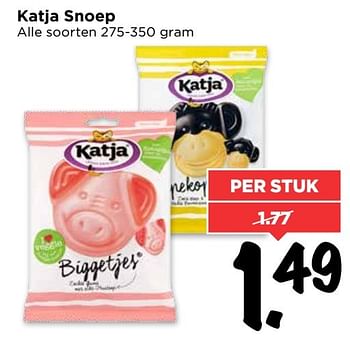 Aanbiedingen Katja snoep - Katja - Geldig van 05/03/2017 tot 11/03/2017 bij Vomar