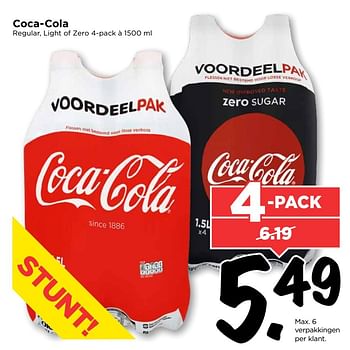 Aanbiedingen Coca-cola - Coca Cola - Geldig van 05/03/2017 tot 11/03/2017 bij Vomar