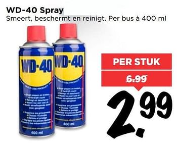 Aanbiedingen Wd-40 spray - WD-40 - Geldig van 05/03/2017 tot 11/03/2017 bij Vomar