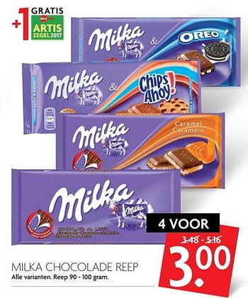 Aanbiedingen Milka chocolade reep - Milka - Geldig van 05/03/2017 tot 11/03/2017 bij Deka Markt