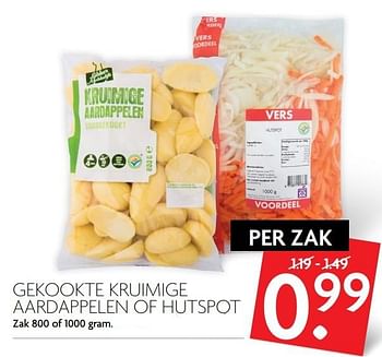 Aanbiedingen Gekookte kruimige aardappelen of hutspot - Huismerk - Deka Markt - Geldig van 05/03/2017 tot 11/03/2017 bij Deka Markt