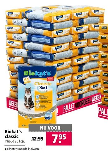 Aanbiedingen Biokat`s classic - Bio kat`s - Geldig van 27/02/2017 tot 12/03/2017 bij Welkoop