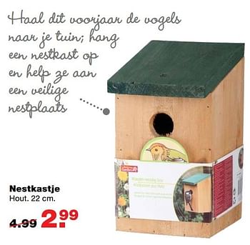 Aanbiedingen Nestkastje - Huismerk - Praxis - Geldig van 06/03/2017 tot 12/03/2017 bij Praxis