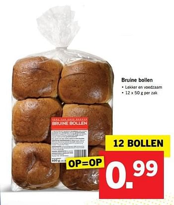 Aanbiedingen Bruine bollen - Huismerk - Lidl - Geldig van 06/03/2017 tot 11/03/2017 bij Lidl