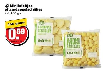 Aanbiedingen Minikrieltjes of aardappelschijfjes - Huismerk - Hoogvliet - Geldig van 08/03/2017 tot 14/03/2017 bij Hoogvliet