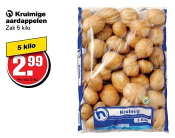 Aanbiedingen Kruimige aardappelen - Huismerk - Hoogvliet - Geldig van 08/03/2017 tot 14/03/2017 bij Hoogvliet