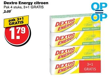 Aanbiedingen Dextro energy citroen - Dextro Energy - Geldig van 08/03/2017 tot 14/03/2017 bij Hoogvliet