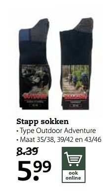 Aanbiedingen Stapp sokken - Stapp - Geldig van 06/03/2017 tot 19/03/2017 bij Boerenbond