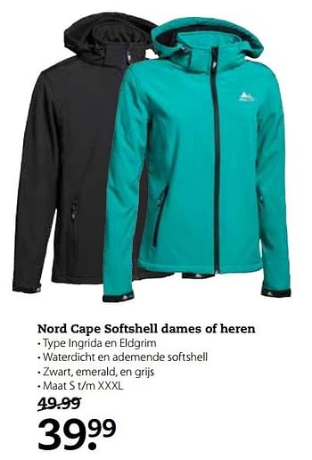 Aanbiedingen Nord cape softshell dames of heren - Huismerk- Boerenbond - Geldig van 06/03/2017 tot 19/03/2017 bij Boerenbond