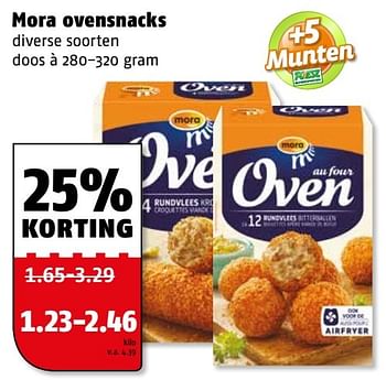 Aanbiedingen Mora ovensnacks - Mora - Geldig van 06/03/2017 tot 12/03/2017 bij Poiesz
