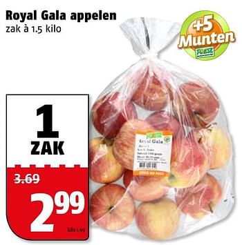 Aanbiedingen Royal gala appelen - Huismerk Poiesz - Geldig van 06/03/2017 tot 12/03/2017 bij Poiesz