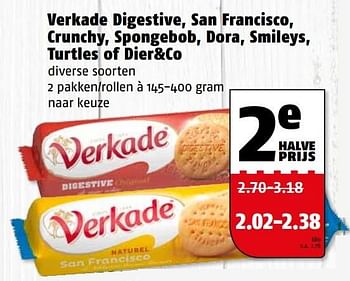 Aanbiedingen Verkade digestive - Verkade - Geldig van 06/03/2017 tot 12/03/2017 bij Poiesz