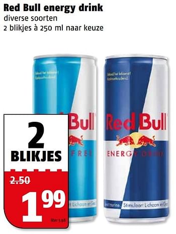 Aanbiedingen Red bull energy drink - Red Bull - Geldig van 06/03/2017 tot 12/03/2017 bij Poiesz