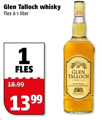 Aanbiedingen Glen talloch whisky - Glen Talloch - Geldig van 06/03/2017 tot 12/03/2017 bij Poiesz