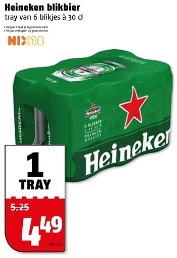 Aanbiedingen Heineken blikbier - Heineken - Geldig van 06/03/2017 tot 12/03/2017 bij Poiesz