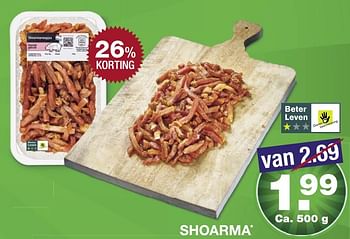 Aanbiedingen Shoarma - Huismerk - Aldi - Geldig van 06/03/2017 tot 12/03/2017 bij Aldi