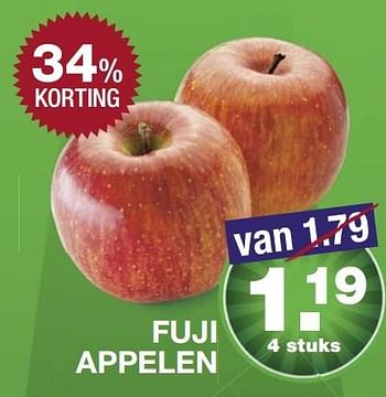 Aanbiedingen Fuji appelen - Huismerk - Aldi - Geldig van 06/03/2017 tot 12/03/2017 bij Aldi