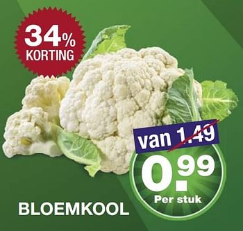 Aanbiedingen Bloemkool - Huismerk - Aldi - Geldig van 06/03/2017 tot 12/03/2017 bij Aldi