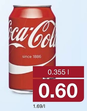 Aanbiedingen Coca-cola since 1886 - Coca Cola - Geldig van 06/03/2017 tot 12/03/2017 bij Aldi