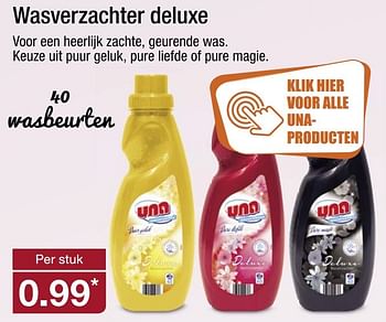 Aanbiedingen Wasverzachter deluxe - Una - Geldig van 06/03/2017 tot 12/03/2017 bij Aldi