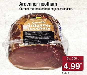 Aanbiedingen Ardenner nootham - Huismerk - Aldi - Geldig van 06/03/2017 tot 12/03/2017 bij Aldi