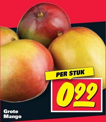 Aanbiedingen Grote mango - Huismerk - Nettorama - Geldig van 06/03/2017 tot 12/03/2017 bij Nettorama