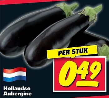 Aanbiedingen Hollandse aubergine - Huismerk - Nettorama - Geldig van 06/03/2017 tot 12/03/2017 bij Nettorama