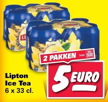 Aanbiedingen Lipton ice tea - Lipton - Geldig van 06/03/2017 tot 12/03/2017 bij Nettorama