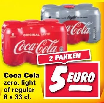 Aanbiedingen Coca cola - Coca Cola - Geldig van 06/03/2017 tot 12/03/2017 bij Nettorama
