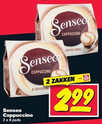 Aanbiedingen Senseo cappuccino - Douwe Egberts - Geldig van 06/03/2017 tot 12/03/2017 bij Nettorama