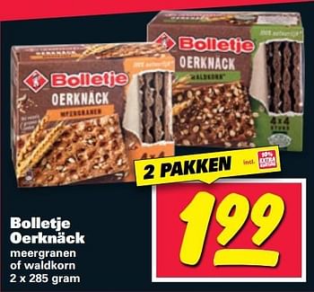 Aanbiedingen Bolletje oerknäck - Bolletje - Geldig van 06/03/2017 tot 12/03/2017 bij Nettorama