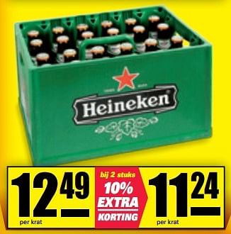 Aanbiedingen Heineken - Heineken - Geldig van 06/03/2017 tot 12/03/2017 bij Nettorama