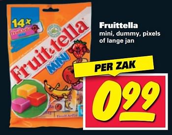 Aanbiedingen Fruittella - Fruittella - Geldig van 06/03/2017 tot 12/03/2017 bij Nettorama