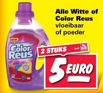 Aanbiedingen Alle witte of color reus - Reus - Geldig van 06/03/2017 tot 12/03/2017 bij Nettorama