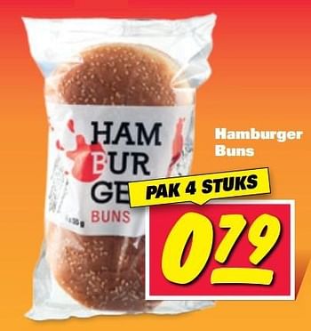Aanbiedingen Hamburger buns - Huismerk - Nettorama - Geldig van 06/03/2017 tot 12/03/2017 bij Nettorama