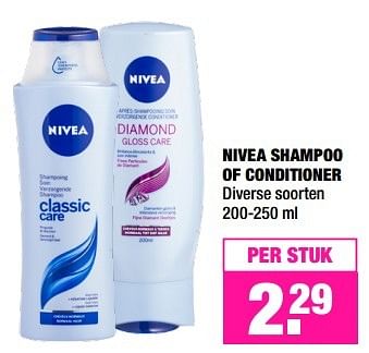 Aanbiedingen Nivea shampoo of conditioner - Nivea - Geldig van 06/03/2017 tot 13/03/2017 bij Big Bazar